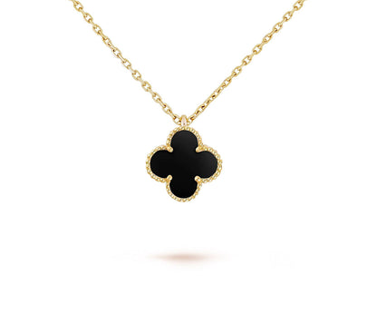 [OAKJURI Jewelry]CLOVER MINI 9.5MM CARNELIANS NECKLACE COLLECTION