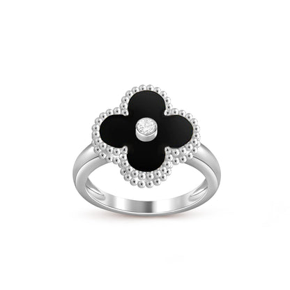 [OAKJURI Jewelry]CLOVER SILVER DIOMND RING COLLECTION