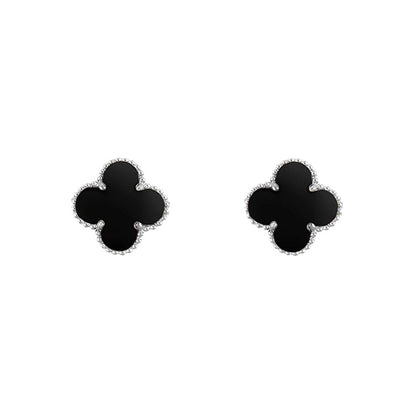 [OAKJURI Jewelry]CLOVER SILVER 15MM EARRINGS COLLECTION
