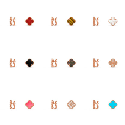 [OAKJURI Jewelry]CLOVER 15MM MOP EARRINGS COLLECTION