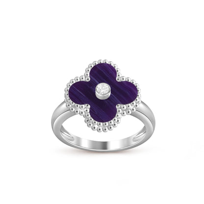 [OAKJURI Jewelry]CLOVER SILVER DIOMND RING COLLECTION
