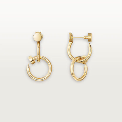[OAKJURI Jewelry] JUSTE NO DIAMOND DOUBLE EARRINGS