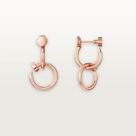 [OAKJURI Jewelry] JUSTE NO DIAMOND DOUBLE EARRINGS