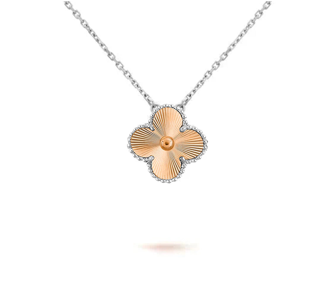 [OAKJURI Jewelry]CLOVER 15MM NECKLACE SILVER COLLECTION