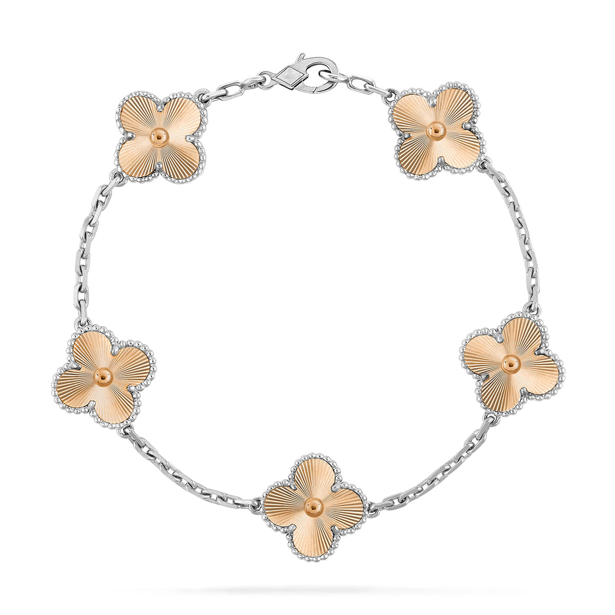 [OAKJURI Jewelry] CLOVER 5 MOTIF LASER BRACELET COLLECTION
