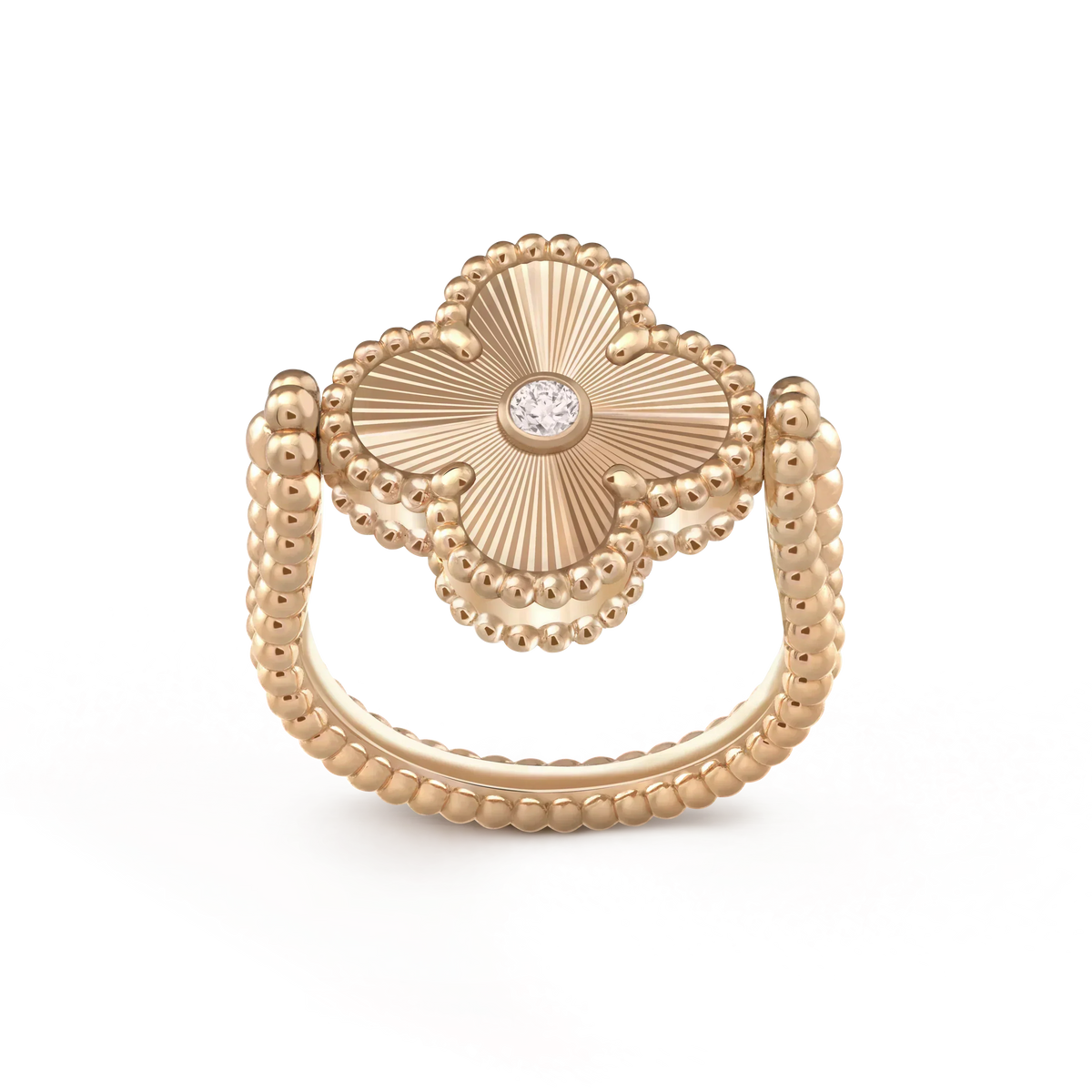 [OAKJURI Jewelry]CLOVER RIVERSIBLE RING GOLD COLLECTION