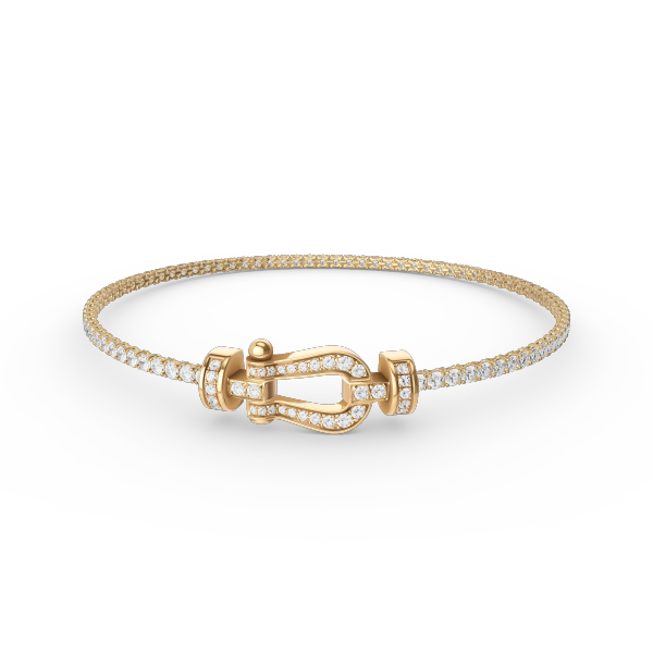 [OAKJURI Jewelry]FORCE  HORSESHOE  DIAMOND TENNIS BRACELET