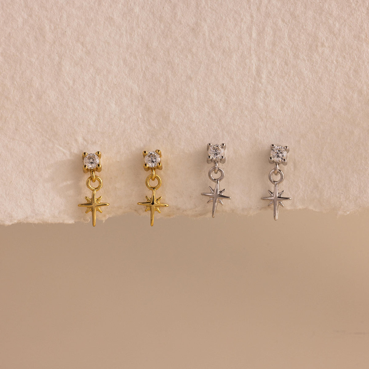 Diamond Star Flatback Studs
