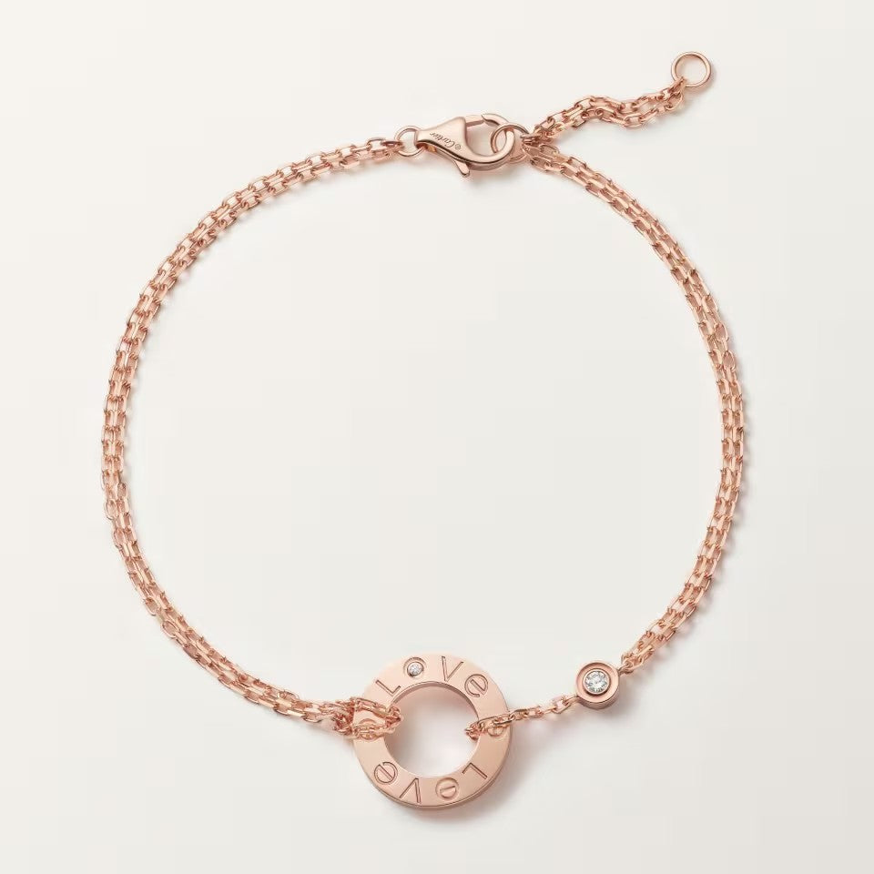[OAKJURI Jewelry] LOVE BRACELET 2 DIAMOND