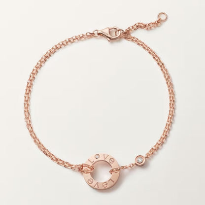 [OAKJURI Jewelry] LOVE BRACELET 2 DIAMOND