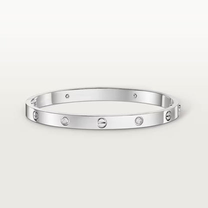 [OAKJURI Jewelry] LOVE BRACELET 4.8MM 4 DIAMONDS