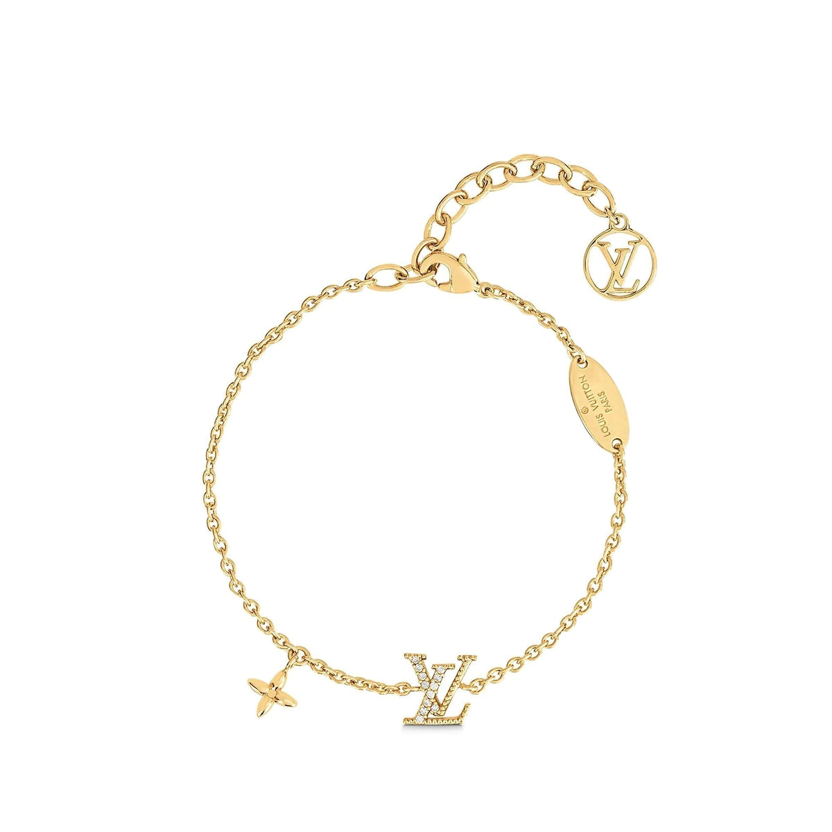 [OAKJURI Jewelry]LOGO STAR MOTIF GOLD BRACELET