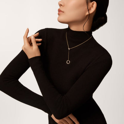 [OAKJURI Jewelry] TRINITY DIAMONDS NECKLACE