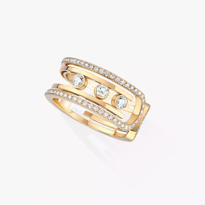 [OAKJURI Jewelry]Move 10th Diamond Ring in Gold