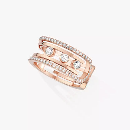 [OAKJURI Jewelry]Move 10th Diamond Ring in Gold