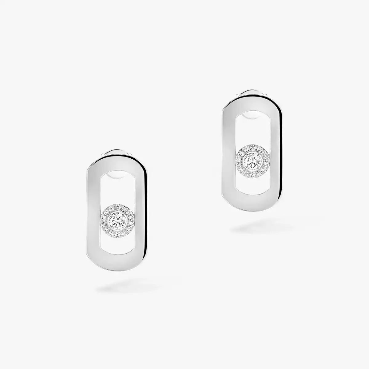 [OAKJURI Jewelry]So Move Diamond Earrings in Yellow Gold
