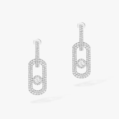 [OAKJURI Jewelry]So Move XL Pave_-Set Diamond Pendant Earrings