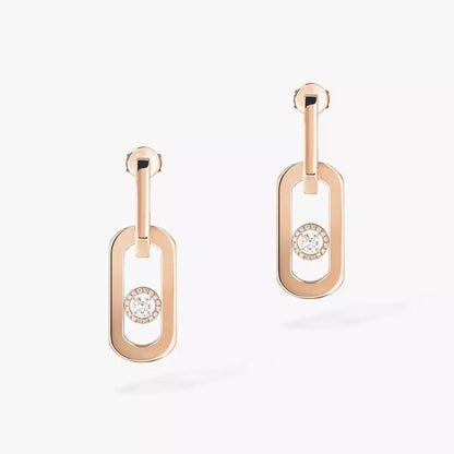 [OAKJURI Jewelry] So Move XL Diamond Hoop Earring