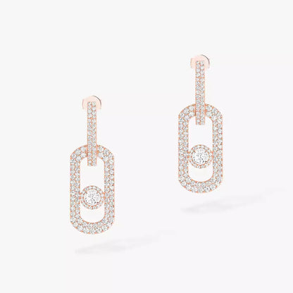 [OAKJURI Jewelry]So Move XL Pave_-Set Diamond Pendant Earrings