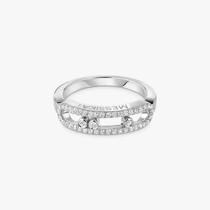 [OAKJURI Jewelry] Baby Move Gold Diamond Pave_ Ring