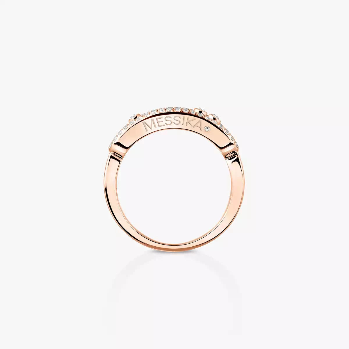 [OAKJURI Jewelry] Baby Move Gold Diamond Pave_ Ring