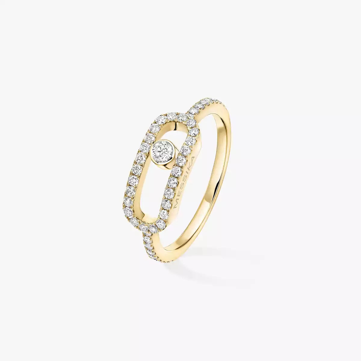 [OAKJURI Jewelry]Move Uno Diamond Ring in Gold