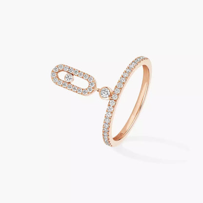 [OAKJURI Jewelry]Move Uno Diamond Ring