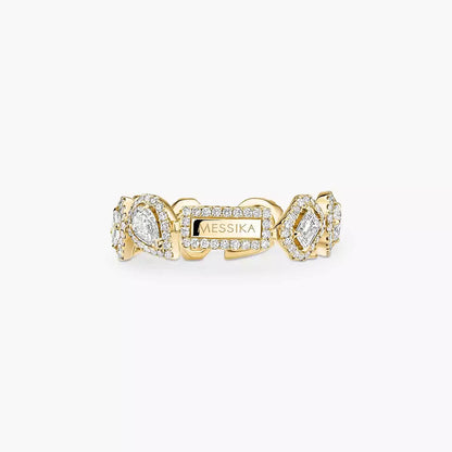 [OAKJURI Jewelry]Diamond Wedding Ring My Twin