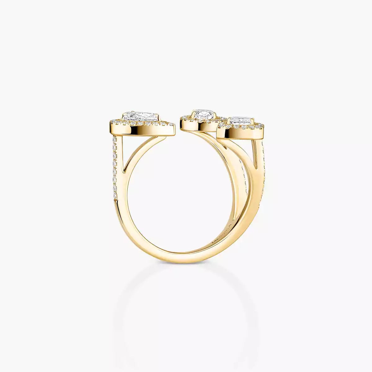 [[OAKJURI Jewelry] Diamond Ring 0,25ct My Twin Trilogy
