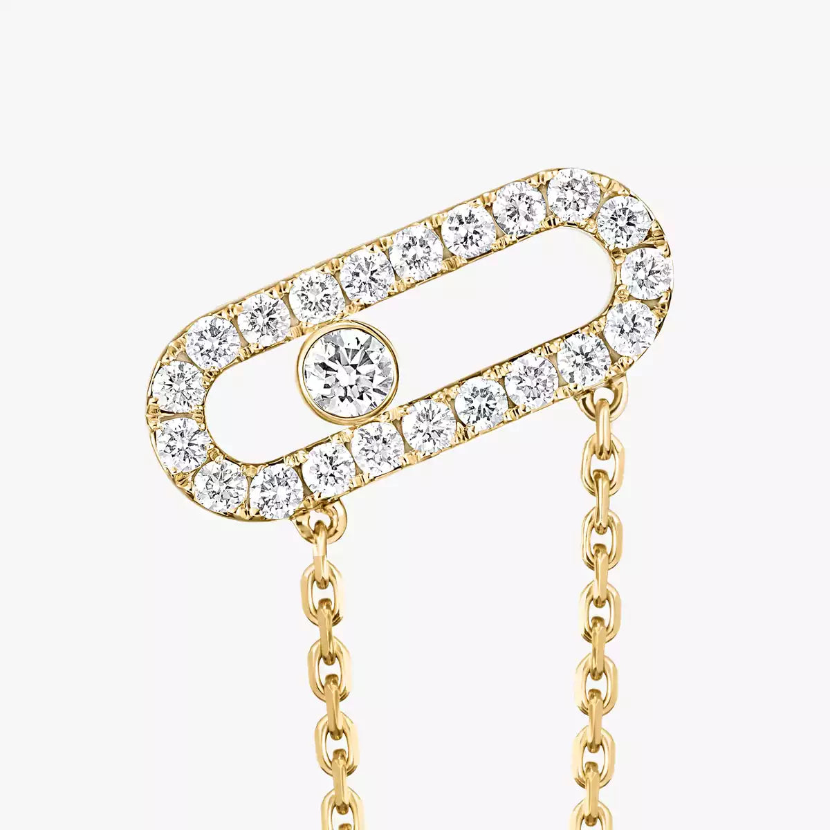 [OAKJURI Jewelry]Move Uno Diamond Earrings
