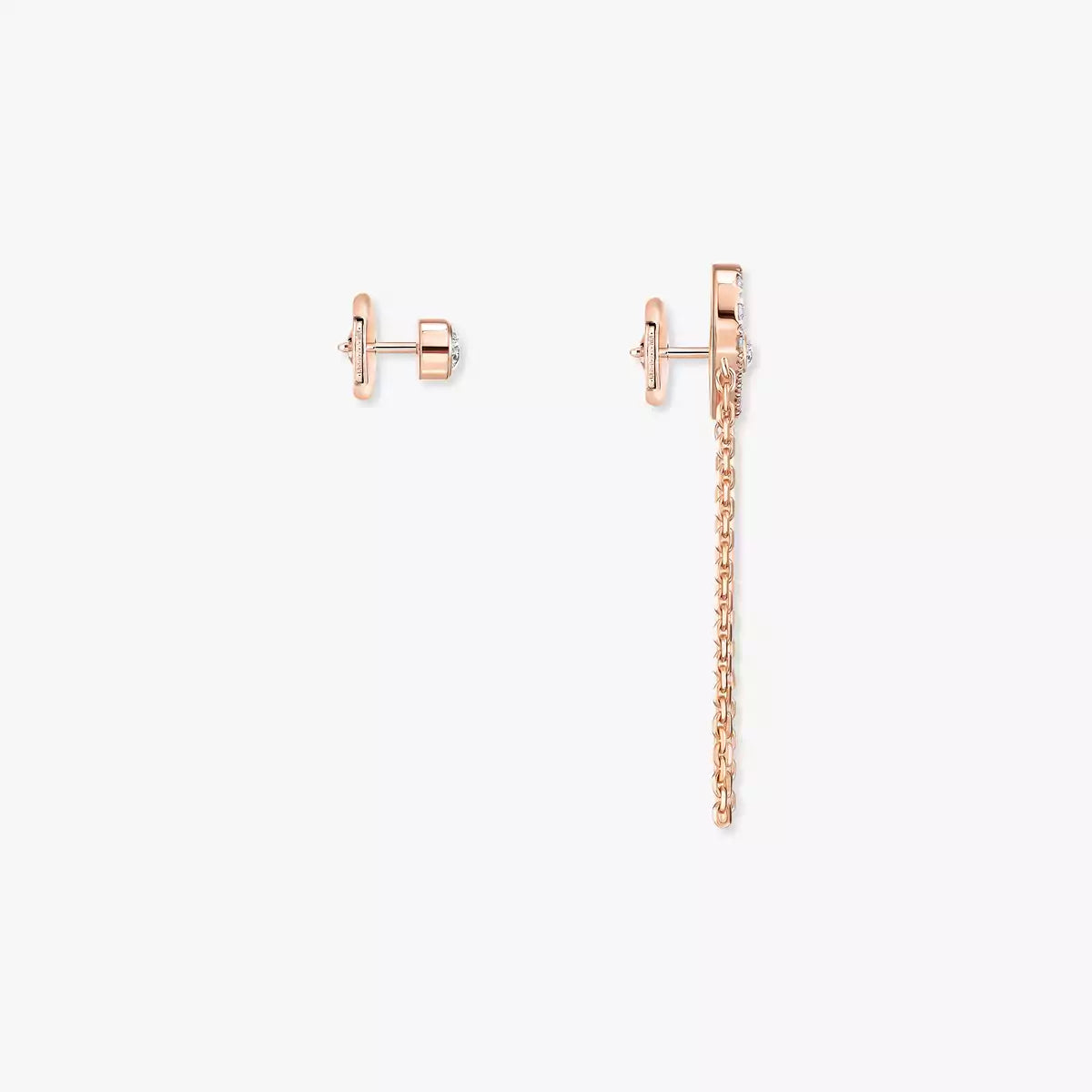 [OAKJURI Jewelry]Move Uno Diamond Earrings