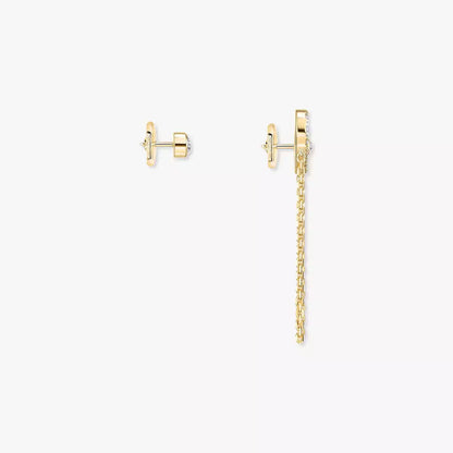 [OAKJURI Jewelry]Move Uno Diamond Earrings