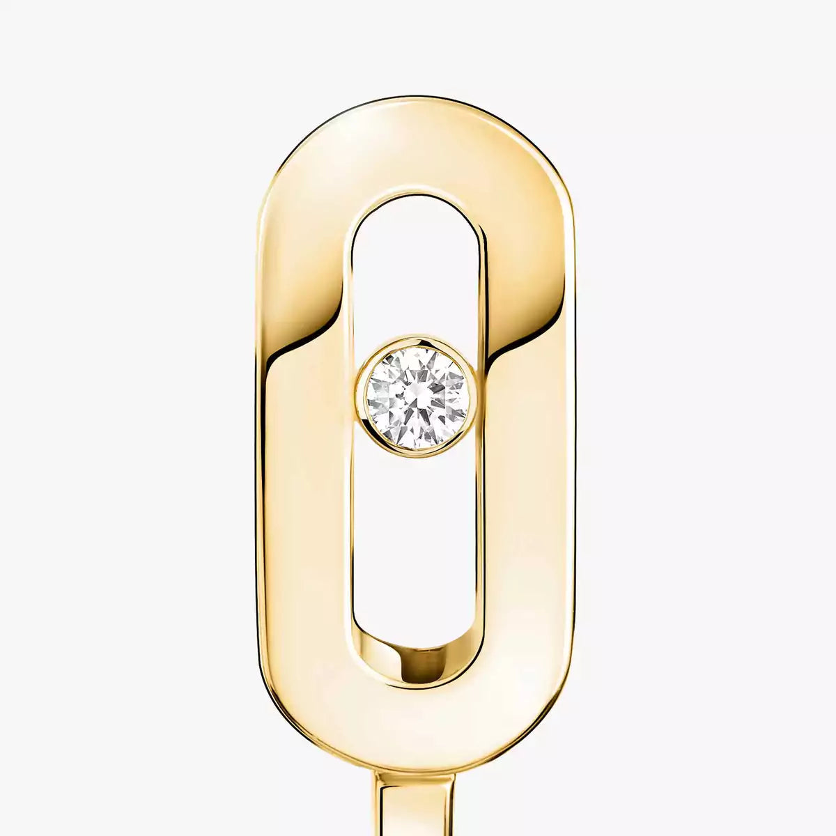 [OAKJURI Jewelry]Diamond Mini Hoop Earrings Move Classique
