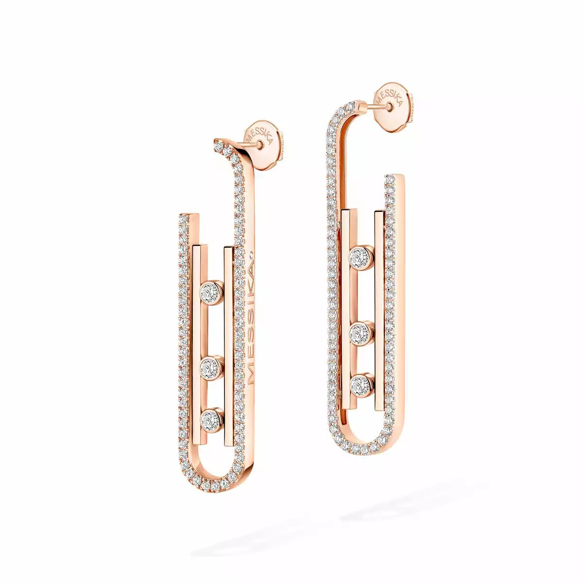 [OAKJURI Jewelry]Diamond Pendant Earrings Move 10Th