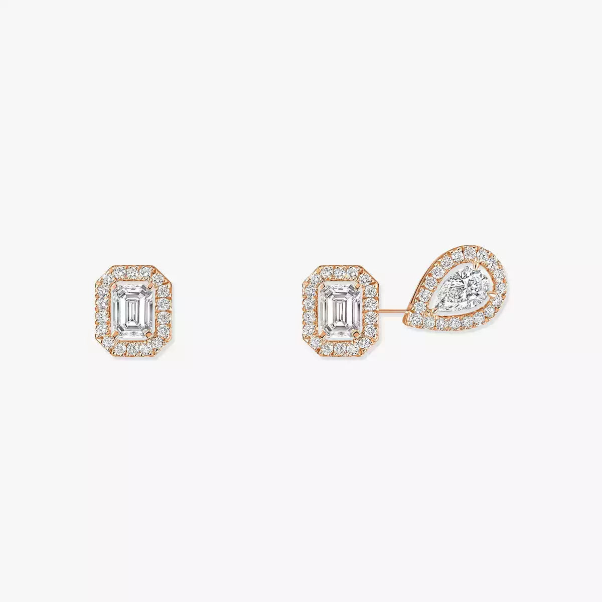 [OAKJURI Jewelry]Diamond Earrings 0,10ct My Twin 1+2