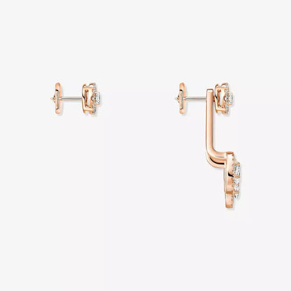 [OAKJURI Jewelry] My Twin Trio  Diamond Earrings