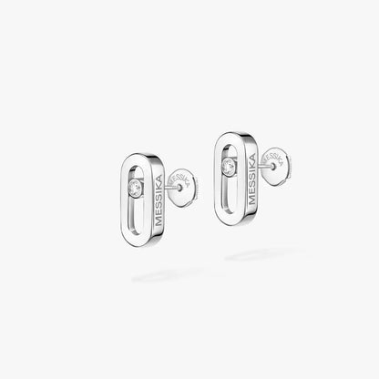 [OAKJURI Jewelry]Move Uno Diamond Stud Earrings