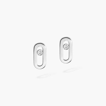 [OAKJURI Jewelry]Move Uno Diamond Stud Earrings