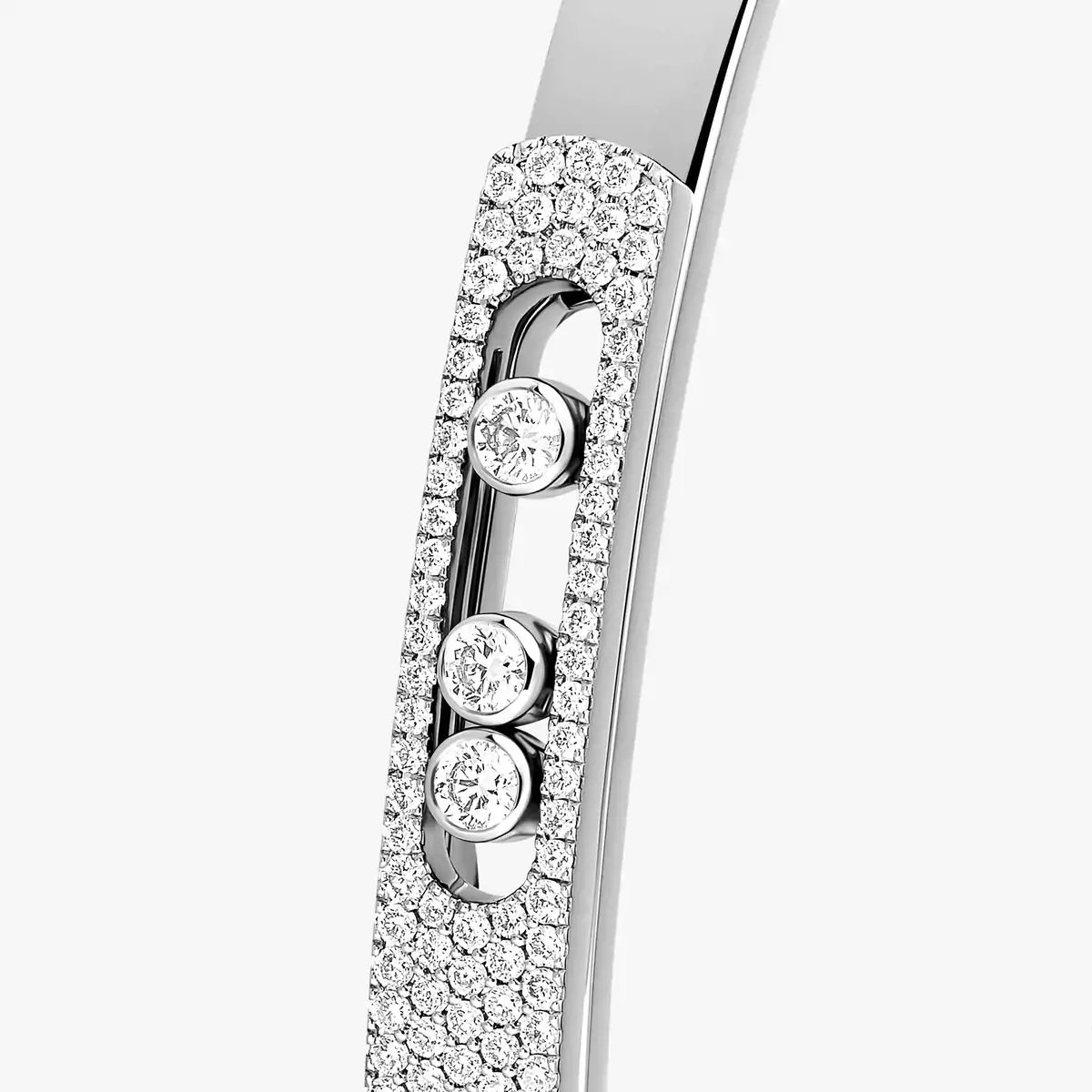 [OAKJURI Jewelry]Move Noa Rose Gold Pavé Diamond Bangle Bracelet