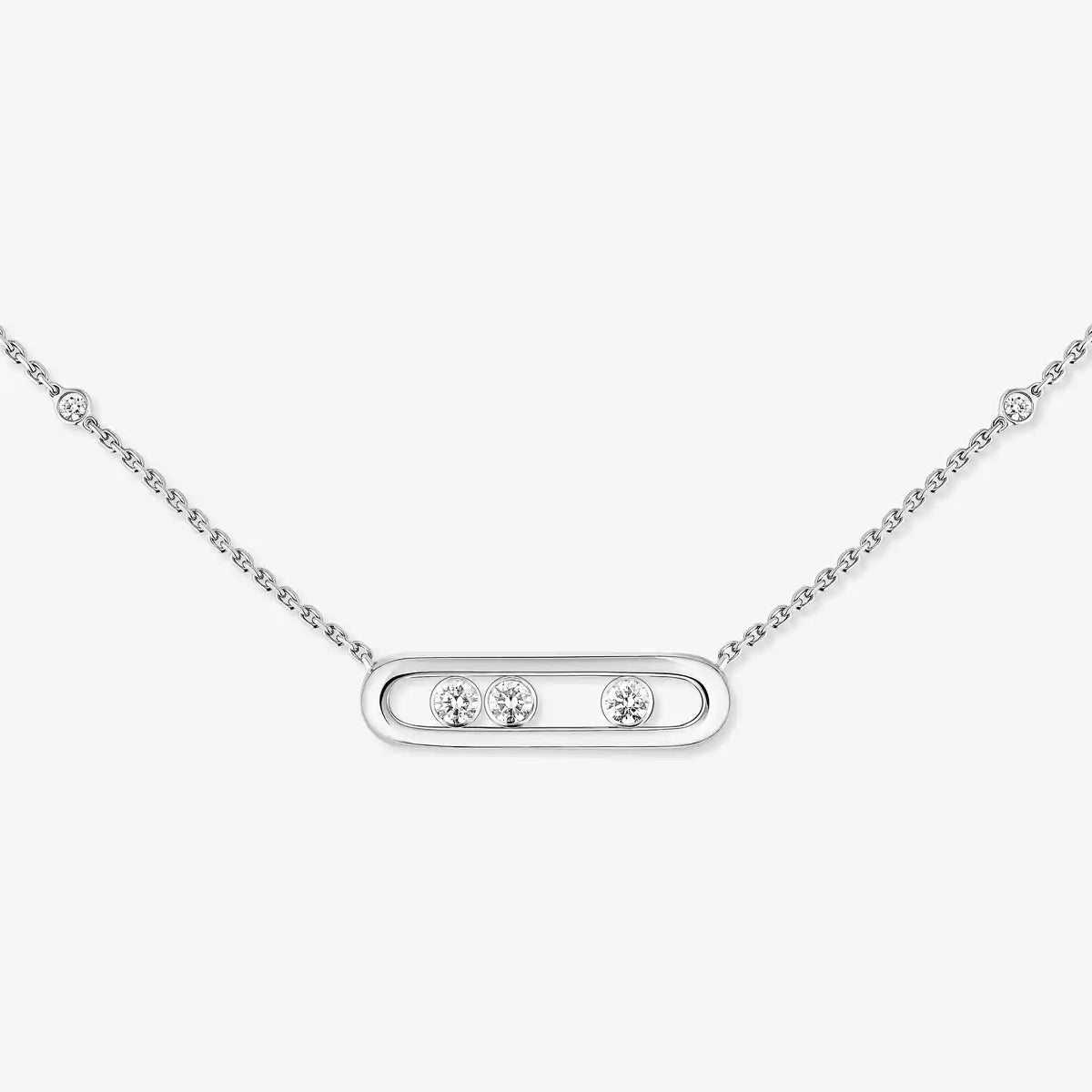 [OAKJURI Jewelry] Baby Move Gold Diamond Necklace