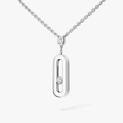 [OAKJURI Jewelry] Move Uno Gold Diamond Long Necklace
