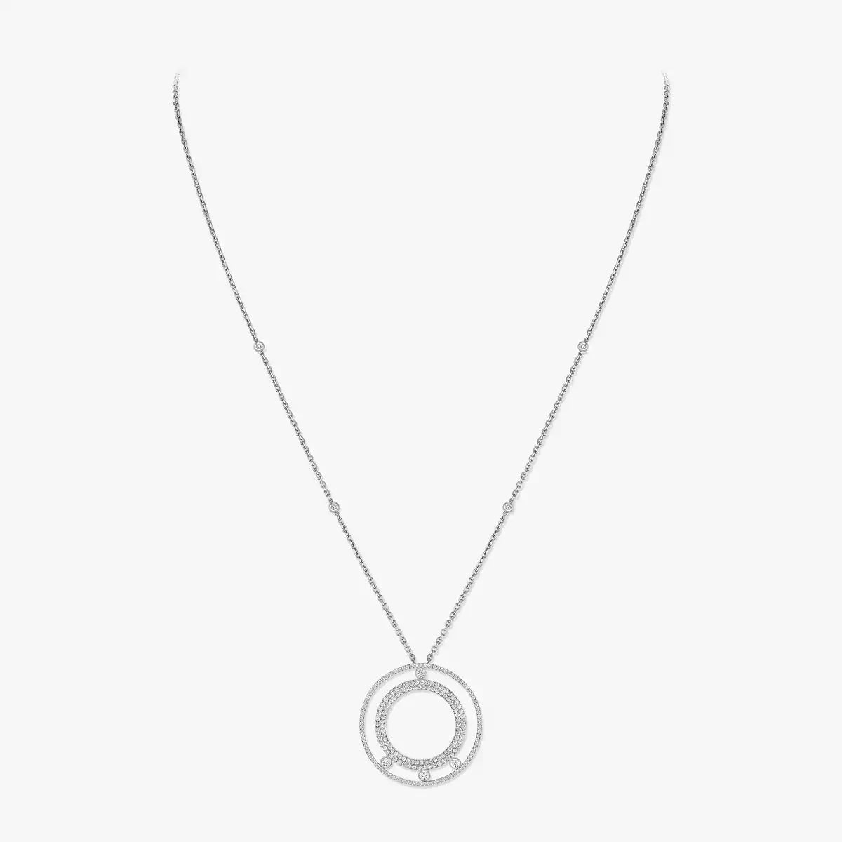 [OAKJURI Jewelry]Move Romane Long Pave_-Set Diamond Necklace