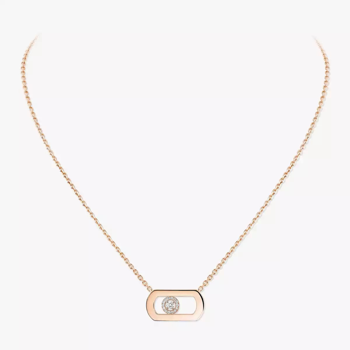 [OAKJURI Jewelry]So Move Diamond Necklace in Gold