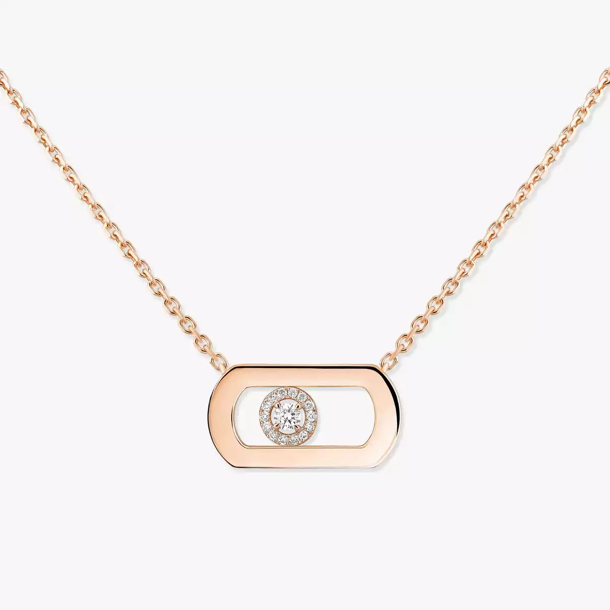 [OAKJURI Jewelry]So Move Diamond Necklace in Gold