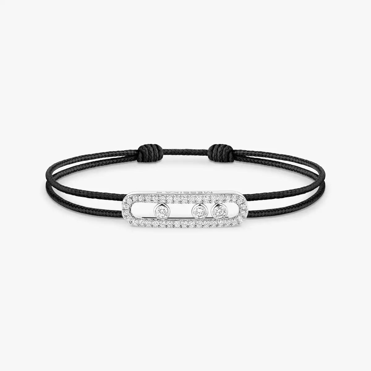 [OAKJURI Jewelry]Messika Care(s) pink cord pavé bracelet