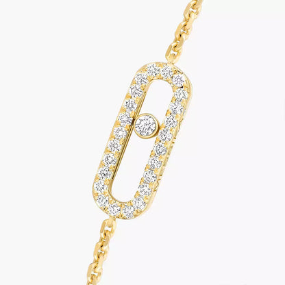 [OAKJURI Jewelry]Move Uno Diamond Bracelet