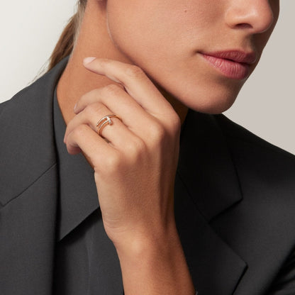[OAKJURI Jewelry] JUSTE 1.8MM HALF DIAMOND RING