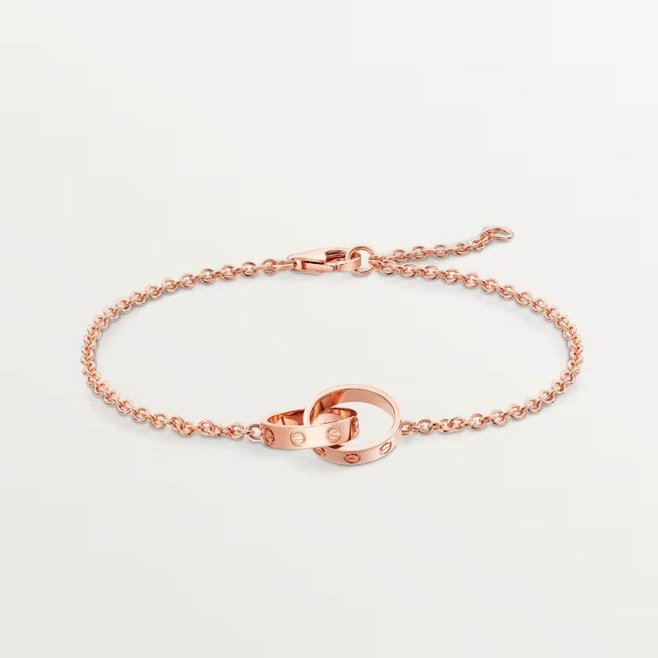 [OAKJURI Jewelry] LOVE BRACELET DOUBLE RING