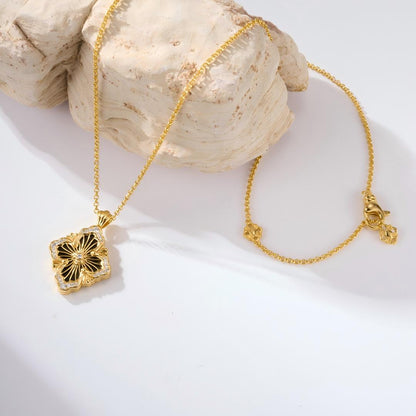 [OAKJURI Jewelry JEWELRY] OPERA TULLE ENAMEL NECKLACE