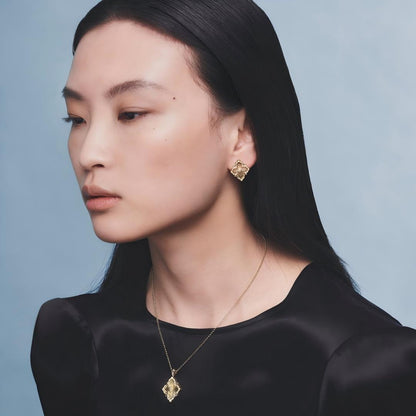 [OAKJURI Jewelry JEWELRY] OPERA TULLE ENAMEL NECKLACE